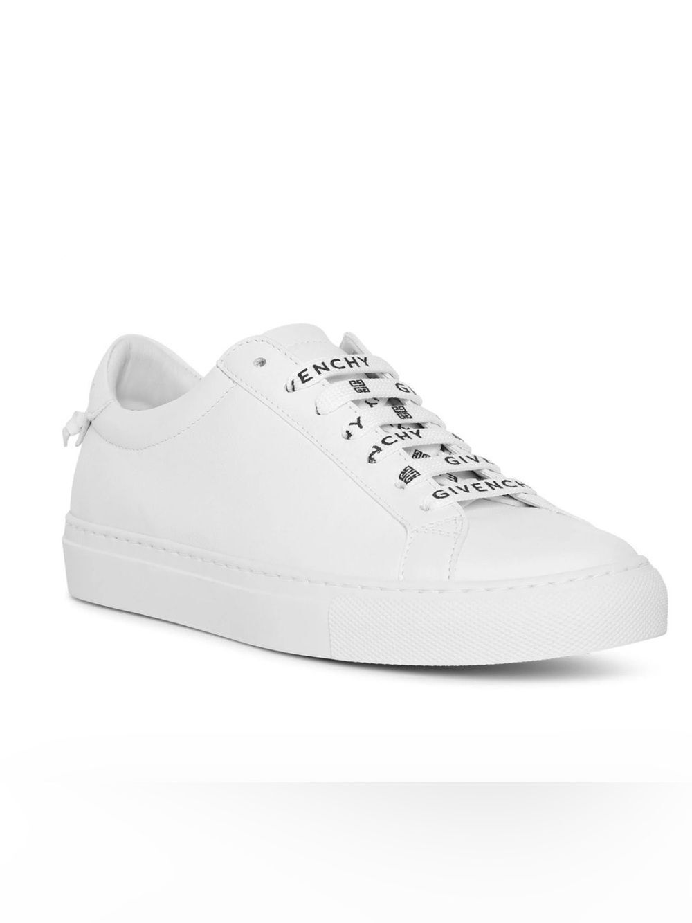 Givenchy Urban Street White Leather Low-Top with Logo Laces Size 8